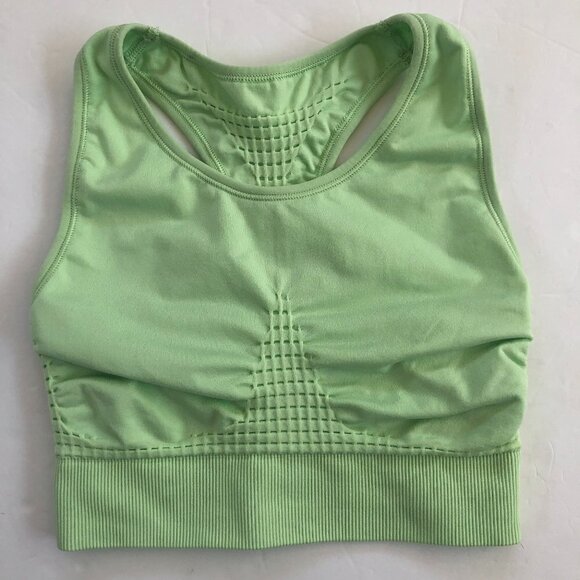 Sweaty Betty Light Green Stamina Workout Bra XS - Picture 1 of 8